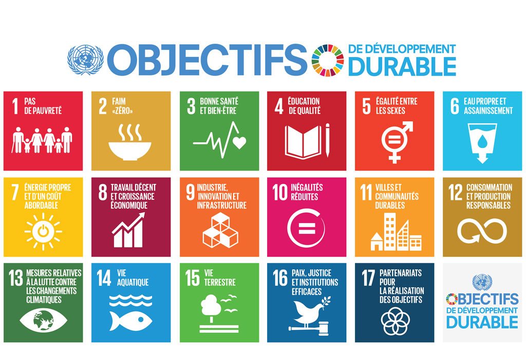 Affiche des 17 Objectifs de Développement Durable
